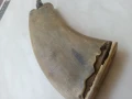 Стара хайдушка рогова барутница,силях,пушка,пищов,фишеклък, снимка 8