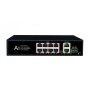 Продавам POE GIGABIT SWITCH 10/100/1000, 8 PORTS + 1 UPLINK X 100MBIT, +1 UPLINK SFP, 5.6GBPS IEEE80, снимка 1 - Суичове - 43852222