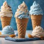 Суха смес за СИН сладолед ПРЕМИУМ* Сладолед на прах ИТАЛИАНСКИ КАРАМЕЛ * (1200г / 4-5 L Мляко), снимка 2