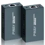 PWAY HDMI удължител 60м с IR/POC функция през Cat5e/6/7 1080P@60Hz,Full HD/3D,Loop Out,EDID, снимка 1
