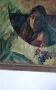 Стара картина масло върху платно опънато върху фазер подписана 1985 г, снимка 4