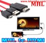 Кабел MHL към HDMI адаптер за Samsung  0718, снимка 3