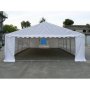 Професионална шатра 5x10 м XXL, огнеустойчив PVC брезент 550 гр/м2, снимка 9