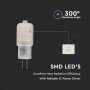 LED лампа 1.1W 12V G4 Студено Бяла Светлина, снимка 4