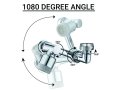 1080° Универсален въртящ се метален кран - Удължител с доен режим на водата, снимка 7