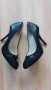 Дамски елегантни черни обувки с тънак ток VIA UNO, снимка 4