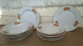Порцеланови чинии и супник, Завод за порцелан Разград, 1979 г., снимка 1