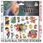 7 вида Пес патрул Paw patrol кучета Tattoo татос татуировка временна детска татоси татуси, снимка 2