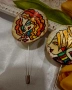 Брошки "Трите дами", снимка 2