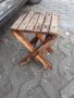 Соц.малко дървено столче, снимка 1 - Екипировка - 39562535