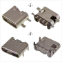 Букса конектор USB Type-C  6 , 4 , 2 pin , Waterproof IP67-IP68  panel mount connector,панелен  монт, снимка 4