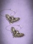 👑 💗Невероятно Красиви Готически Обеци Пеперуди с Череп в Сребристо с Винтидж Мотиви КОД : е395💗 , снимка 4