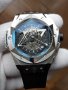 Мъжки луксозен часовник Hublot Sang Bleu II, снимка 5