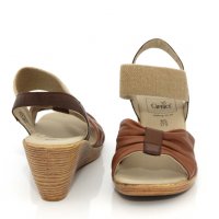 Дамски сандали на платформа Caprice, кафяви, снимка 7 - Сандали - 28348036