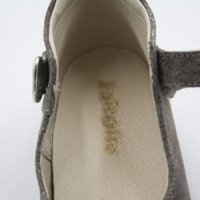№18, Официални обувки за момиче сиви с панделка и велкро, снимка 12 - Бебешки обувки - 28616929