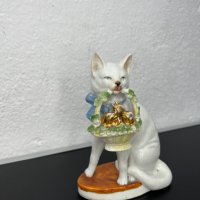 Немска порцеланова котка - Ges. Gesch. №4955, снимка 2 - Колекции - 43921771