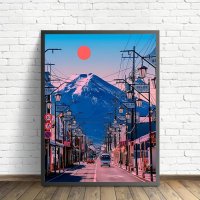 Постер/Картина планината Фуджи - Япония, снимка 2 - Картини - 43524093