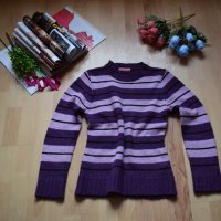 Лилав пуловер, снимка 1 - Блузи с дълъг ръкав и пуловери - 11825095
