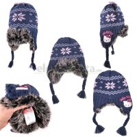 Зимна шапка HELLO KITTY, снимка 3 - Шапки, шалове и ръкавици - 43240924
