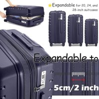 Нов комплект от 3 броя Водоустойчиви и стилни куфари за пътуване Разширяващи, снимка 5 - Куфари - 43195556
