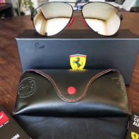 RAY-BAN Ferrari Слънчеви очила RB 8313-M F009/6G 100% UVA & UVB, снимка 7 - Мъжки - 44863389