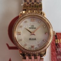 Дамски часовник OMEGA De Ville Prestige quartz 27.4mm батерия клас 5А+, снимка 1 - Дамски - 34772943