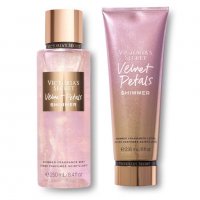 Victoria’s Secret Velvet Petals Shimmer спрейове с блестящи частици и брокат, снимка 3 - Козметика за тяло - 29660124