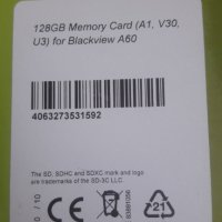 Микро sd карта 128 GB class 10, Micro SD Memory Card снимки клип,, снимка 2 - Карти памет - 35643206