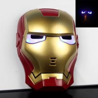 Iron Man Железния човек маска Led светлини нова Marvel герой, снимка 4 - Други - 33466526