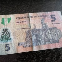 Банкнота - Нигерия - 5 наира | 2009г., снимка 2 - Нумизматика и бонистика - 27774140