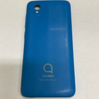 Оригинален заден капак за Alcatel 5033Y син употребяван, снимка 1 - Резервни части за телефони - 43199216