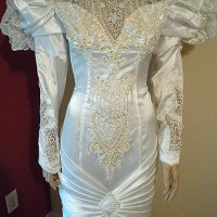 Уникална булчинска сватбена рокля MY FAIR BRIDE by Impression и два воала подарък, снимка 5 - Рокли - 11690223