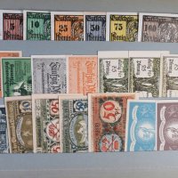 Банкноти Германия 1915 - 1921г (German emergency banknotes), снимка 14 - Нумизматика и бонистика - 26534409