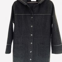 🇮🇹 Италианско дълго дизайнерско палто-жилетка  DI-LA, снимка 3 - Палта, манта - 28324840