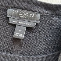 Talbots черна малка секси рокля плетиво 100% мерино , снимка 3 - Рокли - 43887293