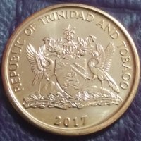 5 цента Тринидад и Тобаго 2017, снимка 2 - Нумизматика и бонистика - 43177668