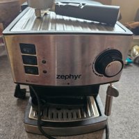 Еспресо кафе машина Zephyr с ръкав и мерителна лъжица, снимка 1 - Кафемашини - 44015990