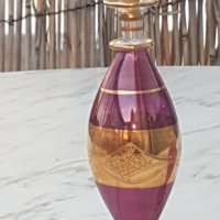 Старинен стъклен флакон за парфюм , снимка 1 - Антикварни и старинни предмети - 43195673