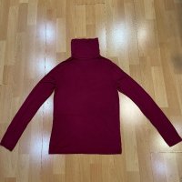 Червено поло , снимка 1 - Блузи с дълъг ръкав и пуловери - 43039308