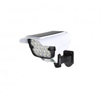 Соларна LED лампа Vertex, Модел JLP-2177, Имитираща камера за видеонаблюдение, снимка 1 - Соларни лампи - 39311962