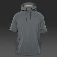 тениска тип суитшърт Nike DRY HOODIE SS HYPER Flex размер  S-M, снимка 4 - Спортни дрехи, екипи - 36806573