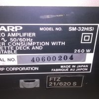 SHARP AMPLIFIER+DECK+TUNER-MADE IN JAPAN !, снимка 13 - Ресийвъри, усилватели, смесителни пултове - 27443269