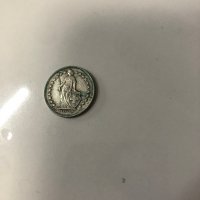 Сребърна монета Швейцария ½ франк, 1948, снимка 6 - Нумизматика и бонистика - 38930311