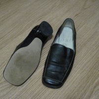 Дамски официални обувки черна естествена кожа, снимка 3 - Дамски обувки на ток - 34949097