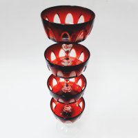 Чаши за шампанско, червен кристал (2.2), снимка 10 - Чаши - 43865290