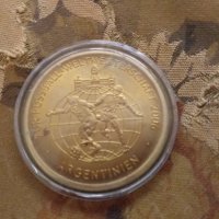 Плакет медал за Аржентина 2006г., снимка 2 - Антикварни и старинни предмети - 26674979