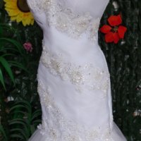 сватбена булчинска рокля русалка, снимка 1 - Сватбени рокли - 43289886