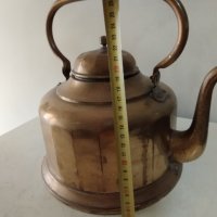 стар месингов чайник, снимка 2 - Други ценни предмети - 42971873