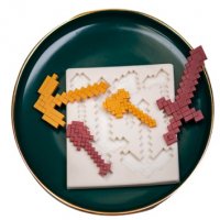 Лего Сабя саби Майнкрафт minecraft силиконов молд форма фондан гипс, снимка 3 - Форми - 36887487