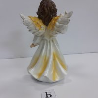 Ангел седефено бяло с жълто , модел Б., снимка 6 - Статуетки - 37925597